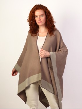 Two-Tone Soft Reversible Cape